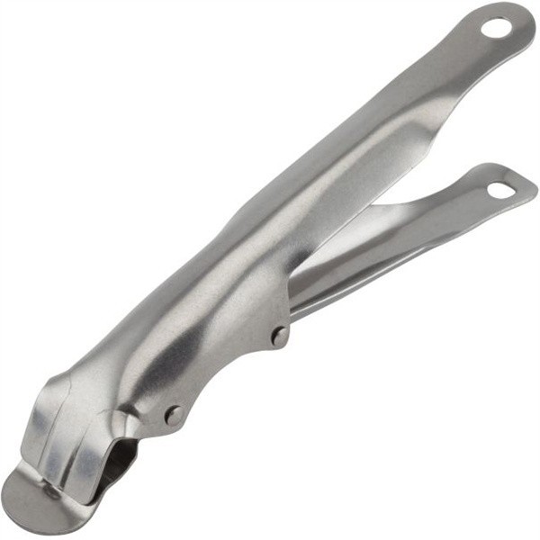 Pizza Pan Gripper Shallow Pan Stainless Steel Professional Tongs 8""