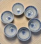 Jingdezhen Porcelain Rice Flower Blue and White Chinese Ceramic Tea Cups