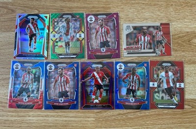 Southampton Football Card Lot Panini Prizm With Numbered & Inserts Konvolut