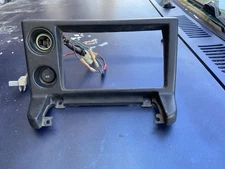 1982-1985 Toyota Supra  BLACK Radio Stereo Trim Bezel UNTRIMMED