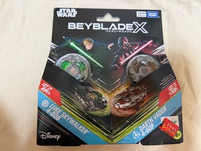 BEYBLADE X STARWARS BX-00 DOUBLE STARTER 4-80B LUKE SKYWALKER/4-60P DARTH VADER