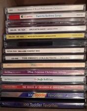 23 CD LOT CHILDRENS KIDS BABY TODDLER MUSIC LULLABY EXERCISE DISNEY 17 Titles