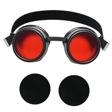 New Colored Diamond Lens Vintage Welding Steampunk Goggles Glasses with Classic