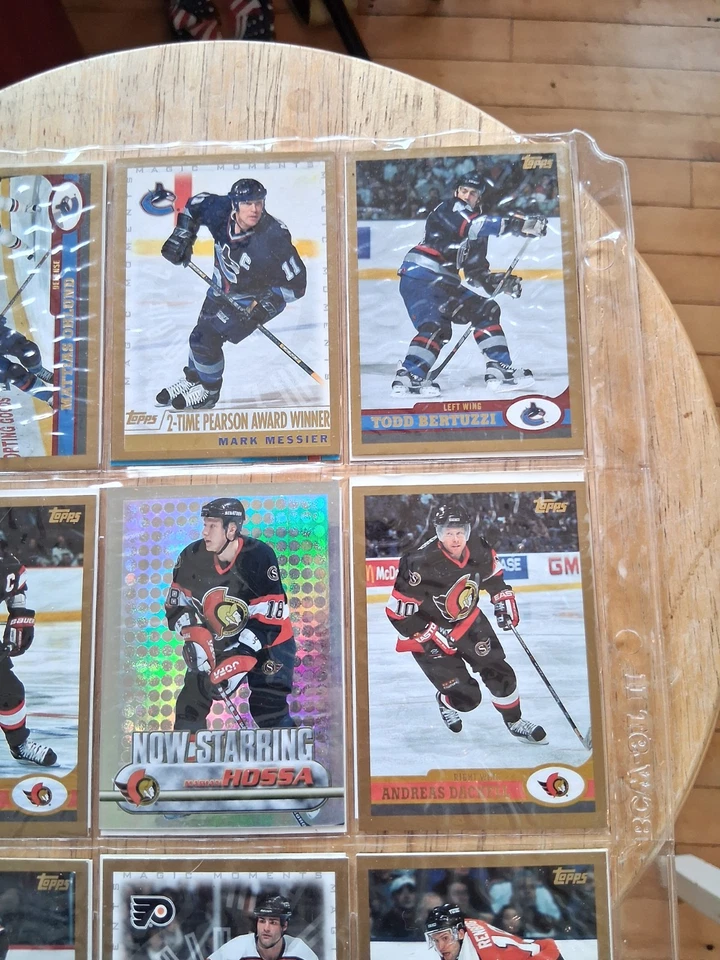 TOPPS NHL 1998-1999 VANCOUVER CANUCKS OTTAWA SENATORS PHILADELPHIA FLYERS CARDS - Image 4 of 4
