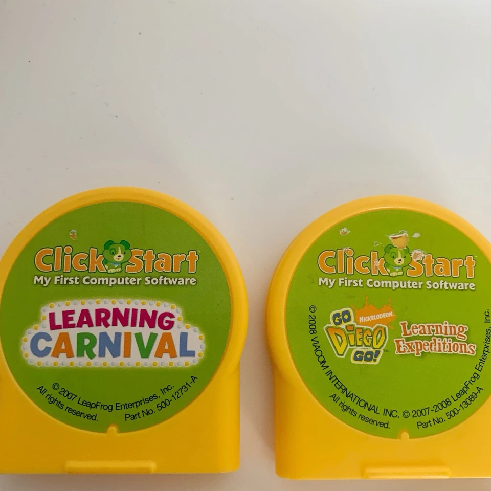 5 Click Start My First Computer Game Cartridges Leap Frog 2007 - Image 2 of 4