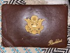 WWII Military “Buddies” Signature Book 1944–1945 – Great Seal Cover – Handwritte — photo 1