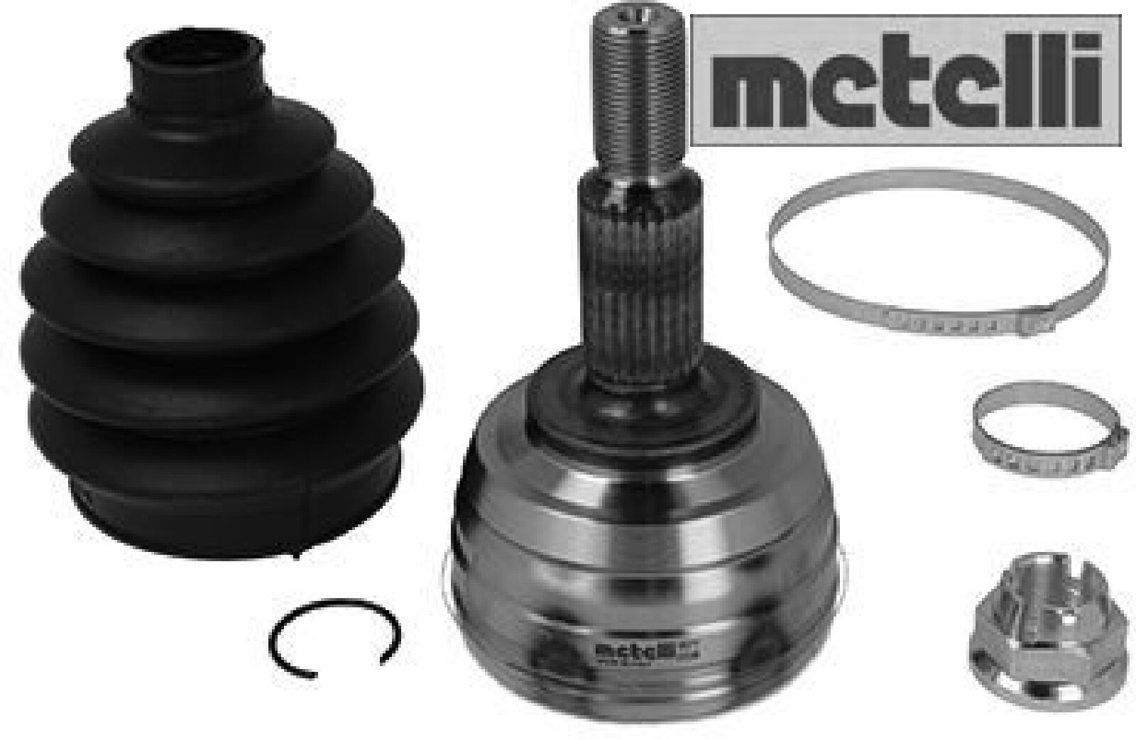 metelli 15-1901 Gelenksatz für Antriebswelle Vorderachse Vorne