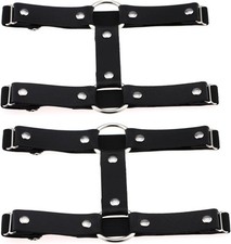 Outman Adjustable 2 Rows Leg Harness Garter Belt Punk Thigh Ring Garter