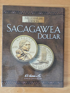 H.E. Harris & Co. Collectors Sacagawea Dollar Coin Collecting Book