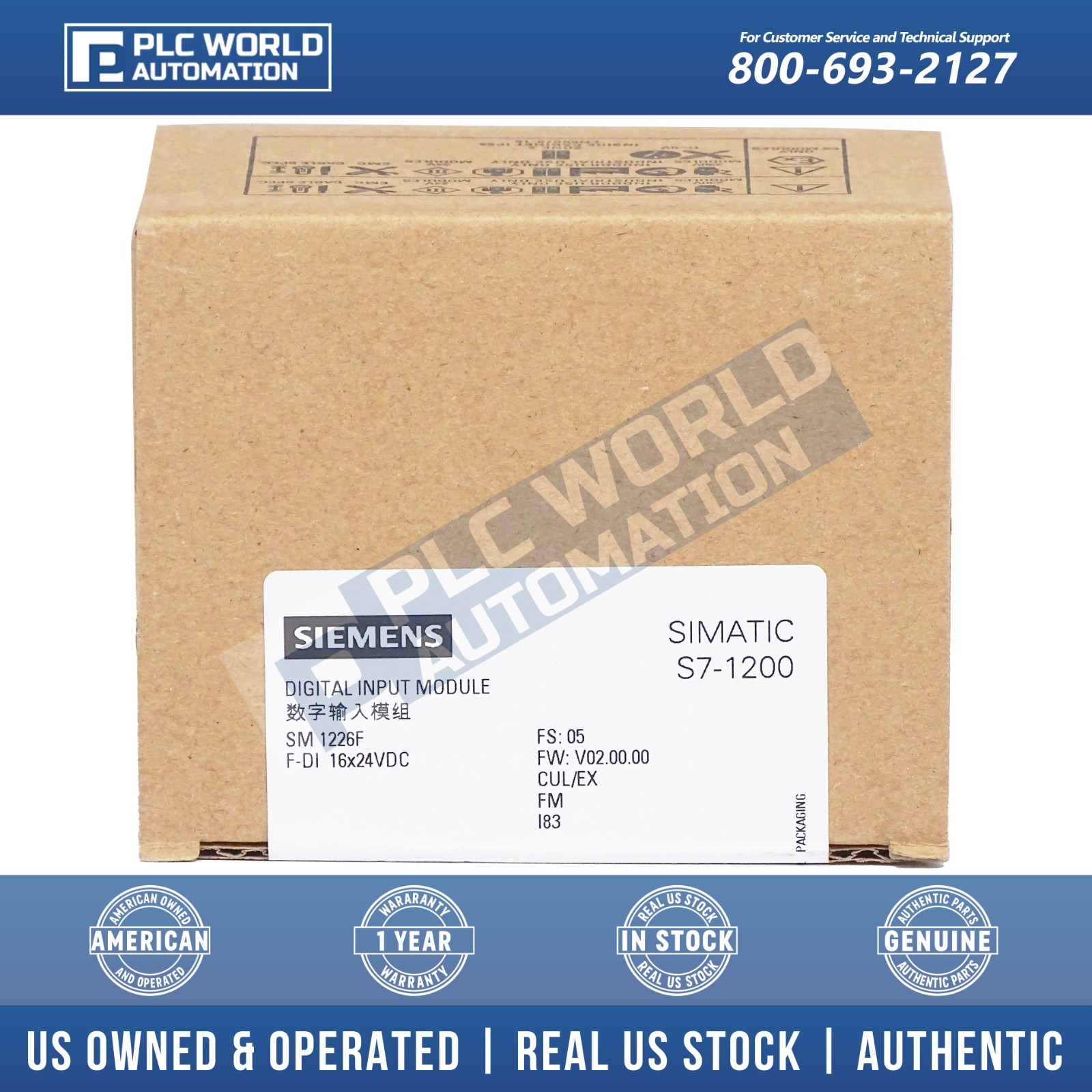 Siemens 6ES7226-6BA32-0XB0 S7-1200 SM1226 Digital Input Module 24V DC New Sealed