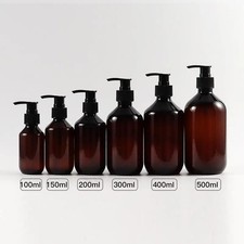 4pcs Reusable Hand Pump Dispenser Bottle Bathroom Shower Gel Shampoo 500ml