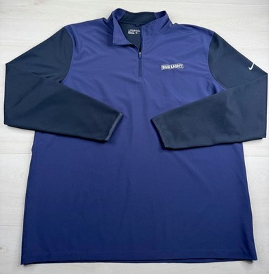 Nike Bud Light Quarter Zip 1/4 Zip Pullover Golf Jacket Performance Stretch XL