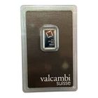 Valcambi Suisse 2.5 Gram Platinum Bar - In Assay Card