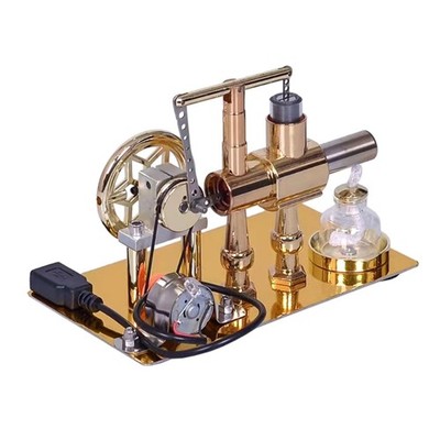 Hot Air Stirling Engine Motor Model Metal Stirling Engine Teaching Aids for Kid