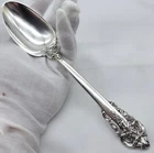 Vintage WALLACE Sterling Silver Grand Baroque Serving Spoon 8 ¾” 108.1 grams