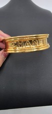 Authentic Chanel Bangle Bracelet Chanel Engra...
