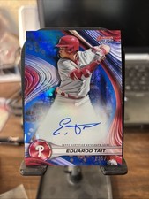 🔥2024 Bowman's Best Eduardo Tait Blue Auto /150 Philadelphia Phillies #B24-ET🔥