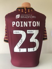 Signed Bobby Pointon Shirt Bradford City COA