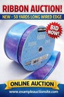 NEW 50 Yards Wired Edge Ribbon Blue Purple Ombre Craft Gift Wrap Decor — photo 1
