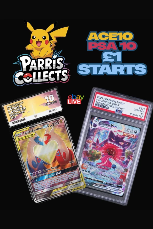 Ace 10 Slabs , Raw Singles £1 Start