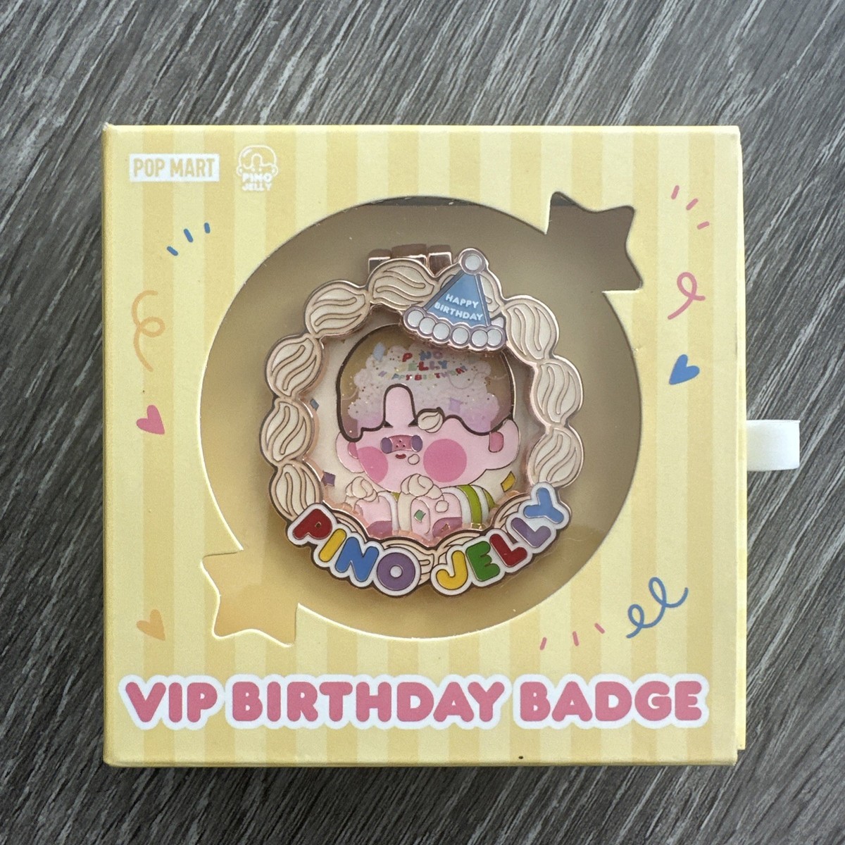 ビジュー Pino Popmart Pino Jelly Pin Badge VIP Birthday September New | eBay