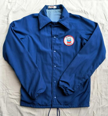 Vintage CHEVRON Gas Todd Sportwear XS Work Industrial Nomex Safety Award Jacket