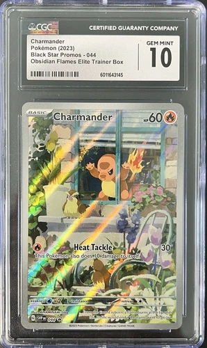 Charmander #044 - Black Star Promo - Obsidian Flames Holo: CGC 10 Gem Mint