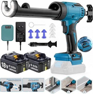Silikonpistole Kartuschenpresse Kartuschenpistole Für Makita 18V Akku+Ladegerät - Bild 1 von 4