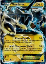 Thundurus EX (Team Plasma) Plasma Freeze 38/116 Holo NM on eBay