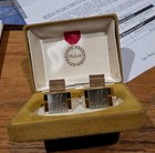 Vintage Hickok Gold Tone Wrap Cufflinks w presentation box — photo 3