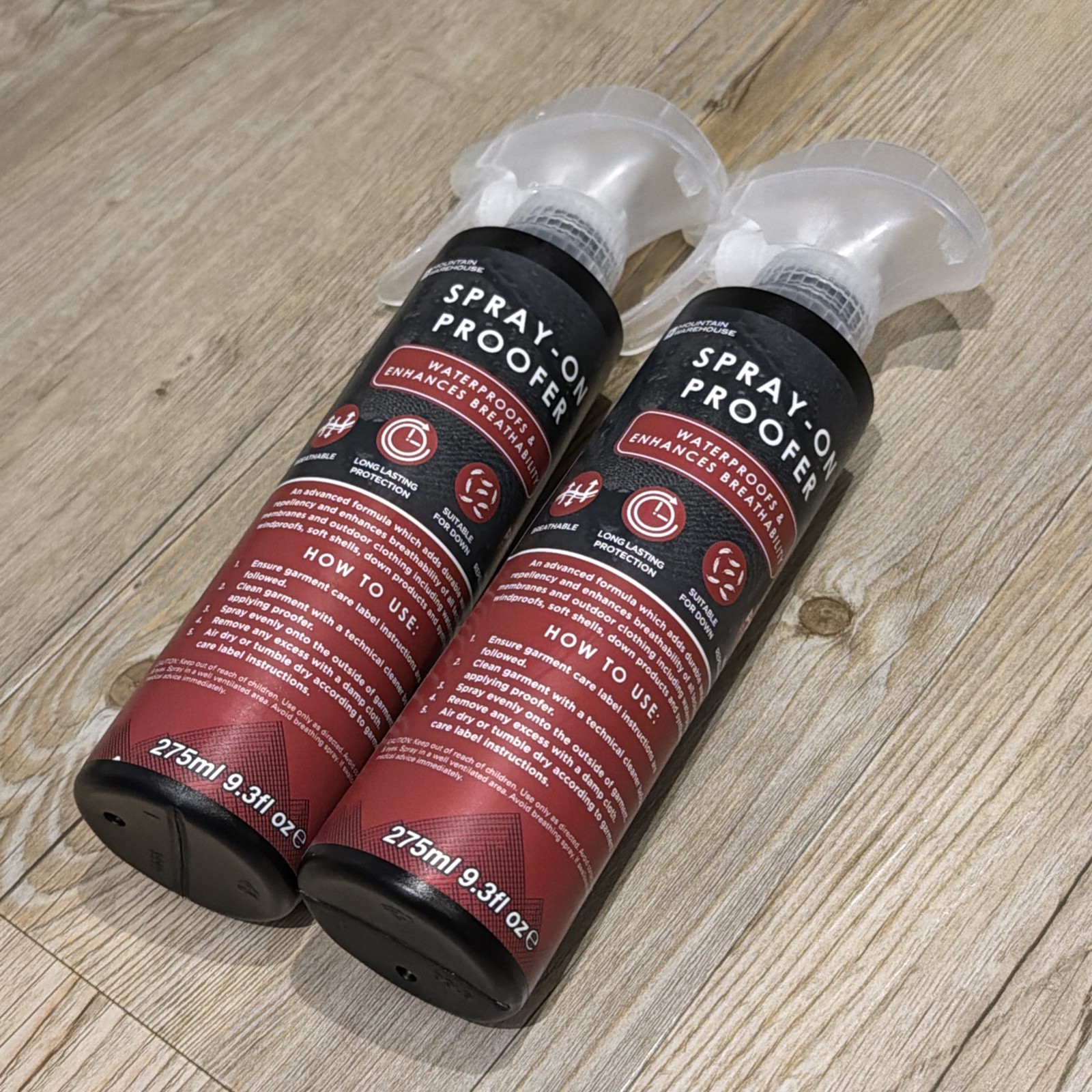 2xMountain Warehouse Spray on Proofer 275ml Waterproofs & Enhances Breathability