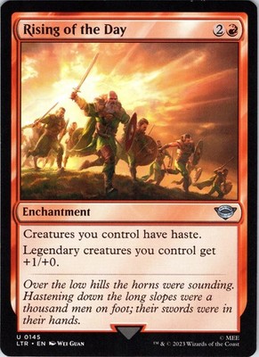 Rising of the Day 145 Universes Beyond: The Lord of the Rings NM