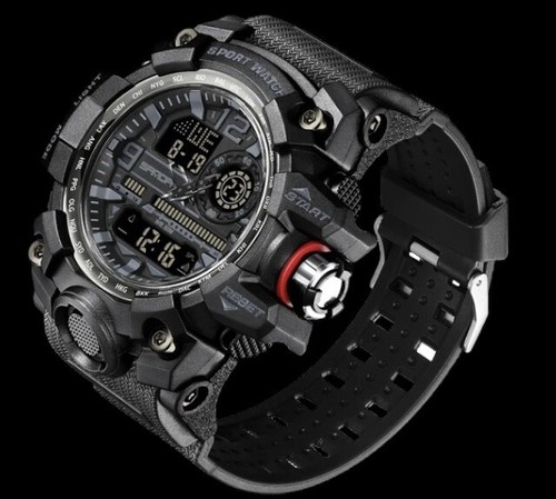 Men Large OVERSIZED Waterproof Digital Sports Military Tactical WRIST WATCH 57mm - Picture 20 of 34