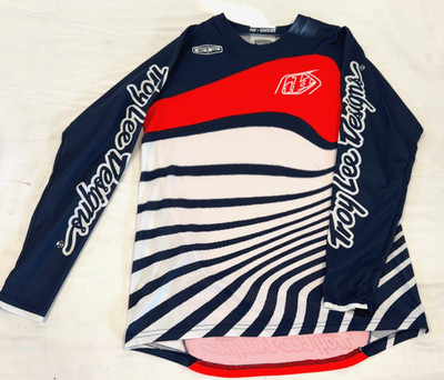 Troy Lee Designs GP Drift Motocross Jersey, Navy/Orange - tld trikot enduro