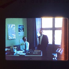 1960s NORWAY, Snapshot photo of two men in an office