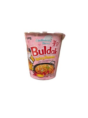 Samyang Buldak Hot Chicken Ramen Carbonara Cup 80g - Instant Becher Nudel