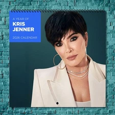 Kris Jenner 2026 Wall Calendar, 12-Month Celebrity Photo Calendar