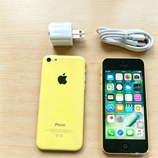 Yellow Apple iPhone 5C - 8 GB / 16 GB / 32GB -Unlocked New battery - Test