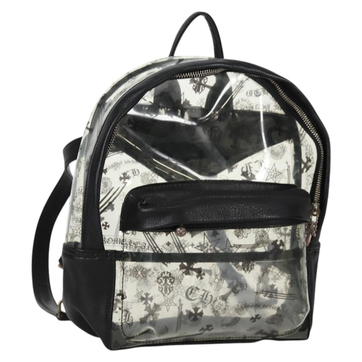 Chrome Hearts PVC BACK TO SCHOOL Backpack Vinyl Leather  display picture 2