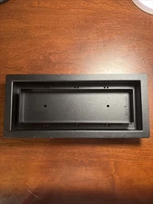 FITTES AV4X10BLK Framed OG Floor Vent Luxe 4in W x 10in  Black