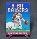 Damian Lillard 8-Bit Ballers 2025/26 Topps Basketball Flagship Card #8B-8 Bucks