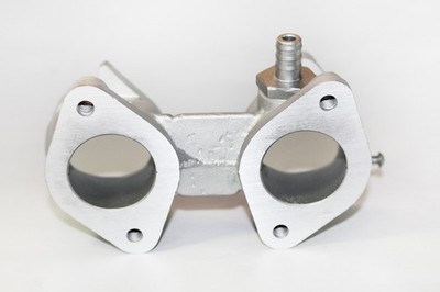 Ansaugbrücke Saugrohr Doppelvergaser Vergaser Weber Solex BMW M10 / 1800 2002