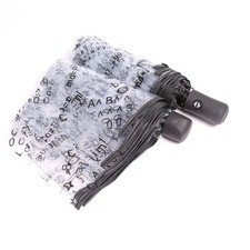 Math Function Formula Umbrella Transparent Thicken Fold Women Rain Umbrella