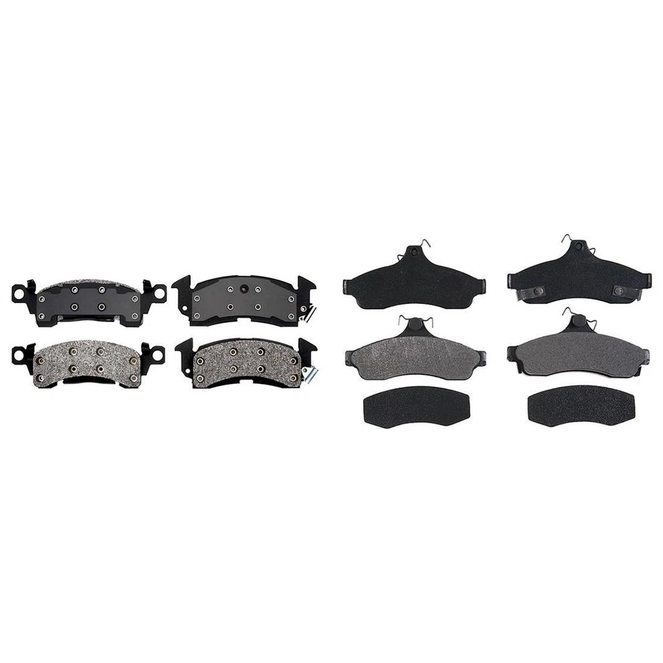 For 1996 1995 1994 Chevrolet Caprice Front & Rear Element3 Metallic Brake Pads - Imagem 4 de 4