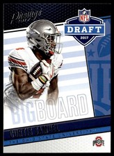 2017 Panini Prestige Draft Big Board Curtis Samuel Rookie Carolina Panthers #9
