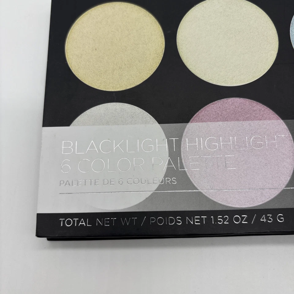 BH Cosmetics RARE Blacklight Highlight 6 Color Palette NEW - Image 2 of 4