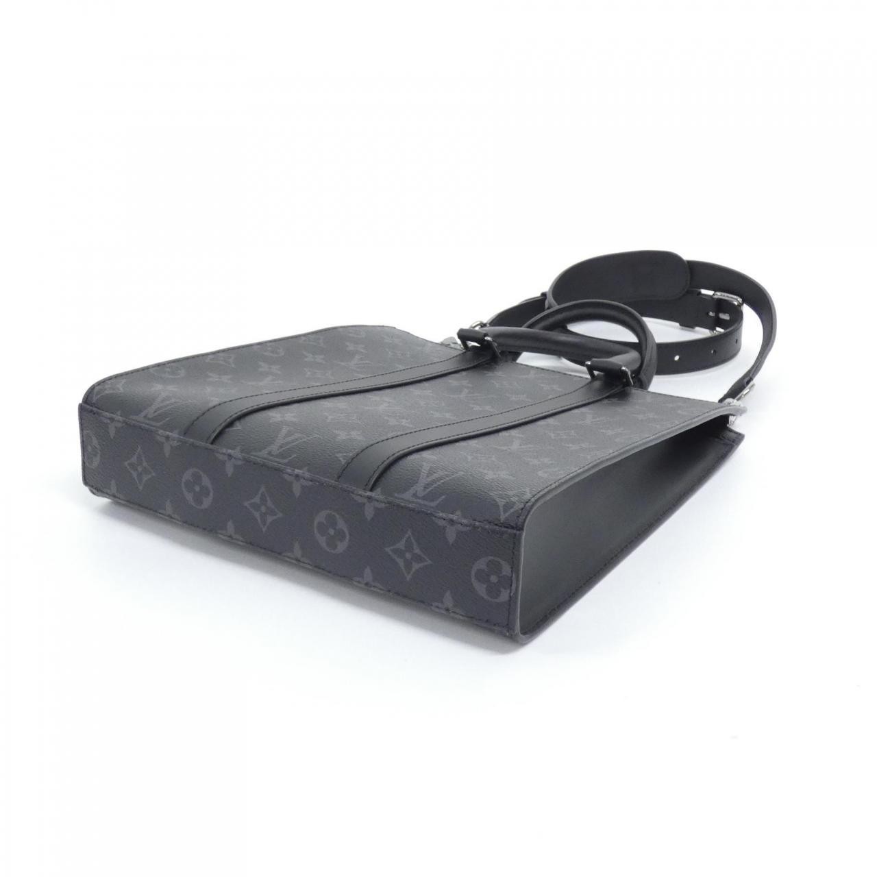 Authentic LOUIS VUITTON Monogram Eclipse Sac Pla … - image 2