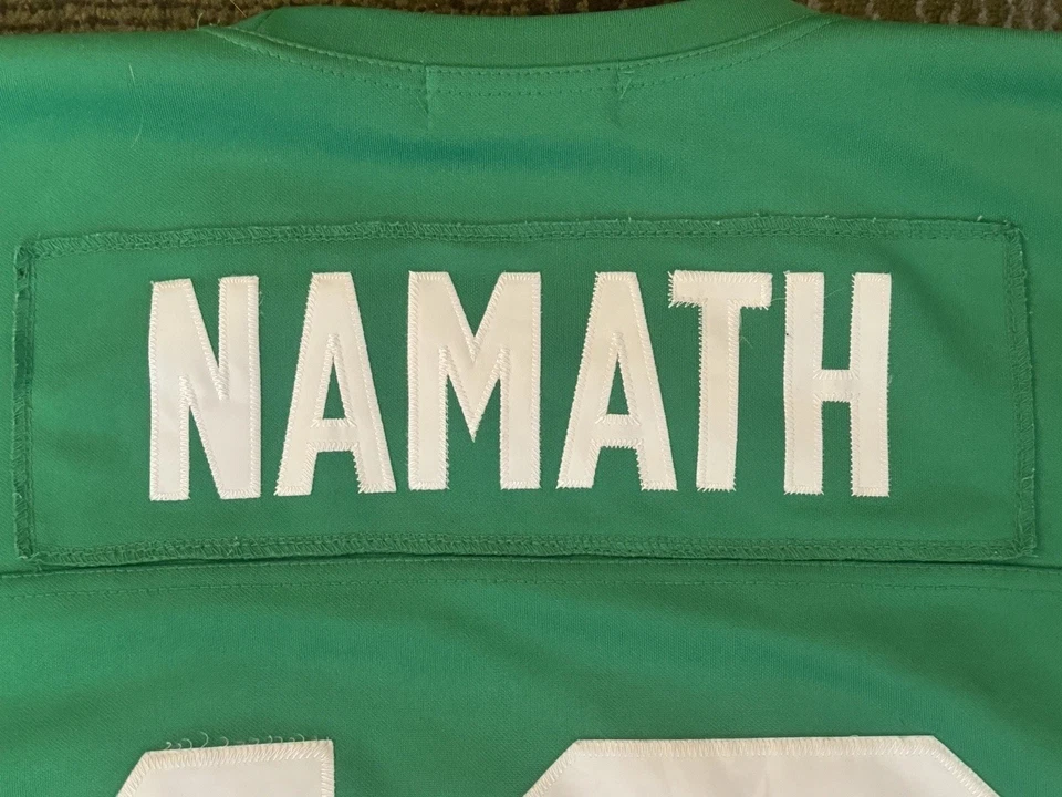 Camiseta Mitchell and Ness Joe Namath 1968 XXXL New York Jets retro Foto 4 de 4