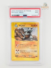 Rhydon Holo H27/144 Skyridge POKEMON PSA 9 Mint on eBay