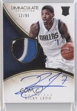 2013-14 Panini Immaculate Rookie 12/99 Ricky Ledo #102 Patch Auto f1p